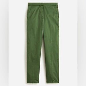 J.Crew Kate cuffed straight-leg pant in lightweight chino